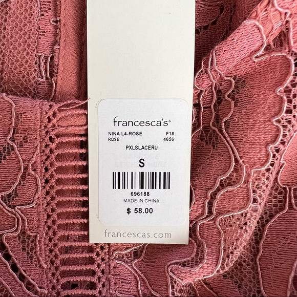 Francescas Miami Long Sleeve Lace Dress - Picture 7 of 7